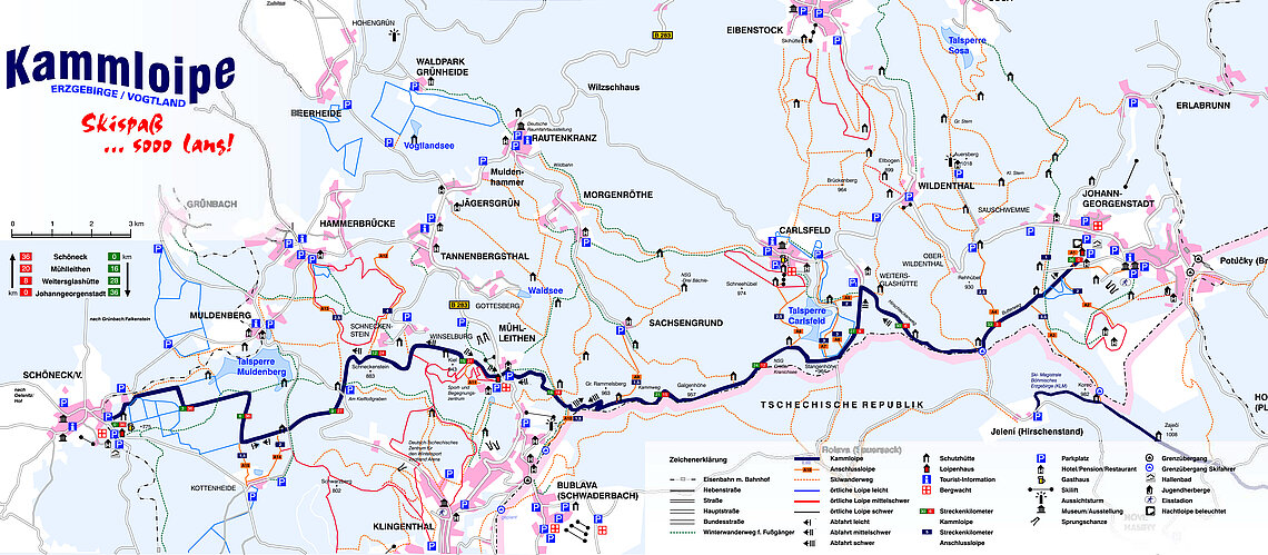 Loipenplan - Kammloipe